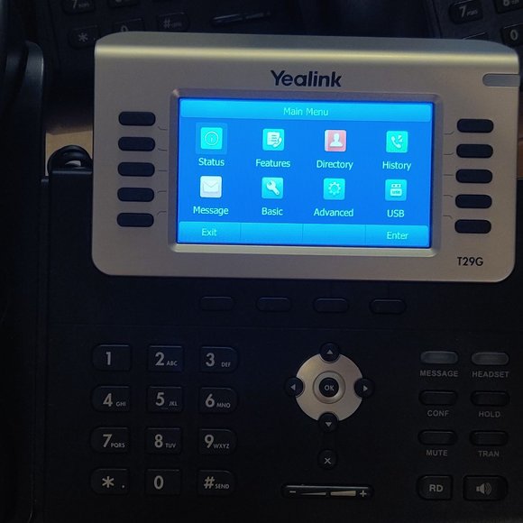 x5 YEALINK T29G SIP-T29G / T21P E2 IP Phones - Picture 4 of 4